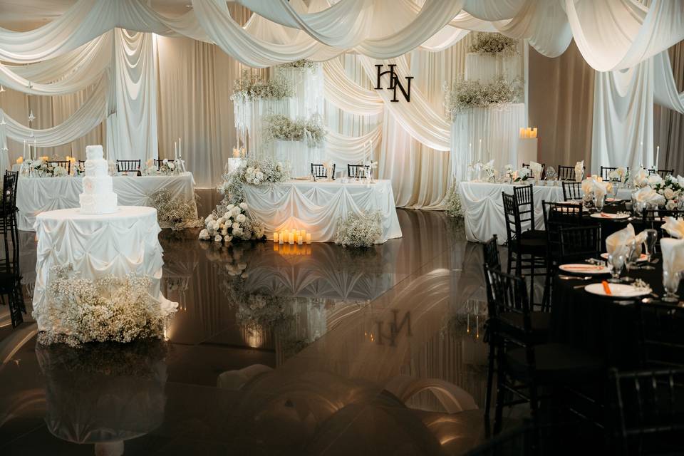 High-End Luxury Wedding Drapin