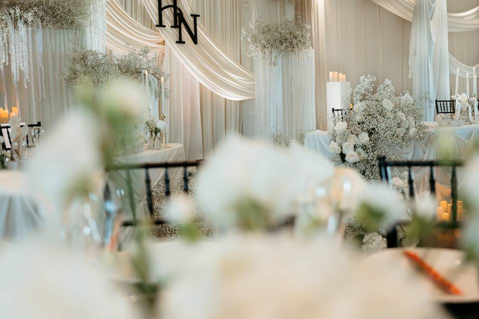 High-End Luxury Wedding Drapin
