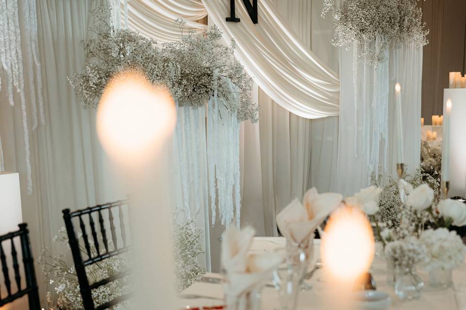 High-End Luxury Wedding Drapin