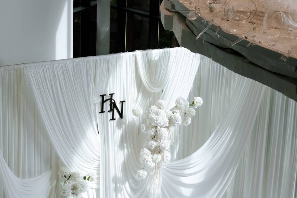 High-End Luxury Wedding Drapin