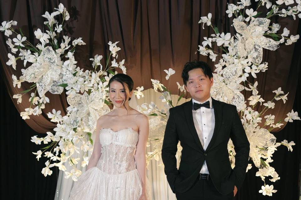 Elegant Chocolate Draping with