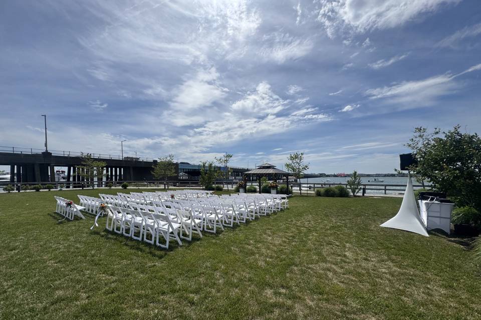 Ceremony setup