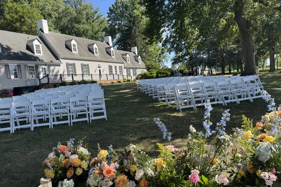 Ceremony setup