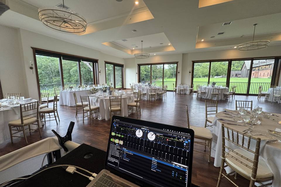 Reception setup