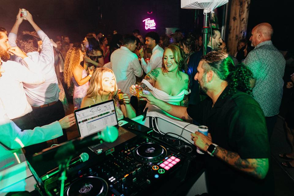 Shot with the bride!