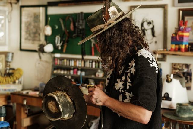 Christopher in Workshop