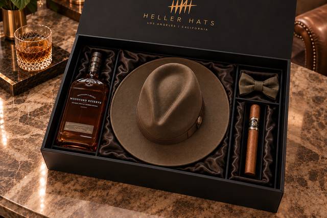 Heller Hat Groom Gift Box