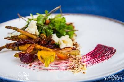 Beet root salad with carrot