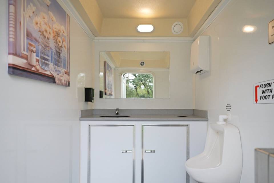 Mens Restroom with urinal