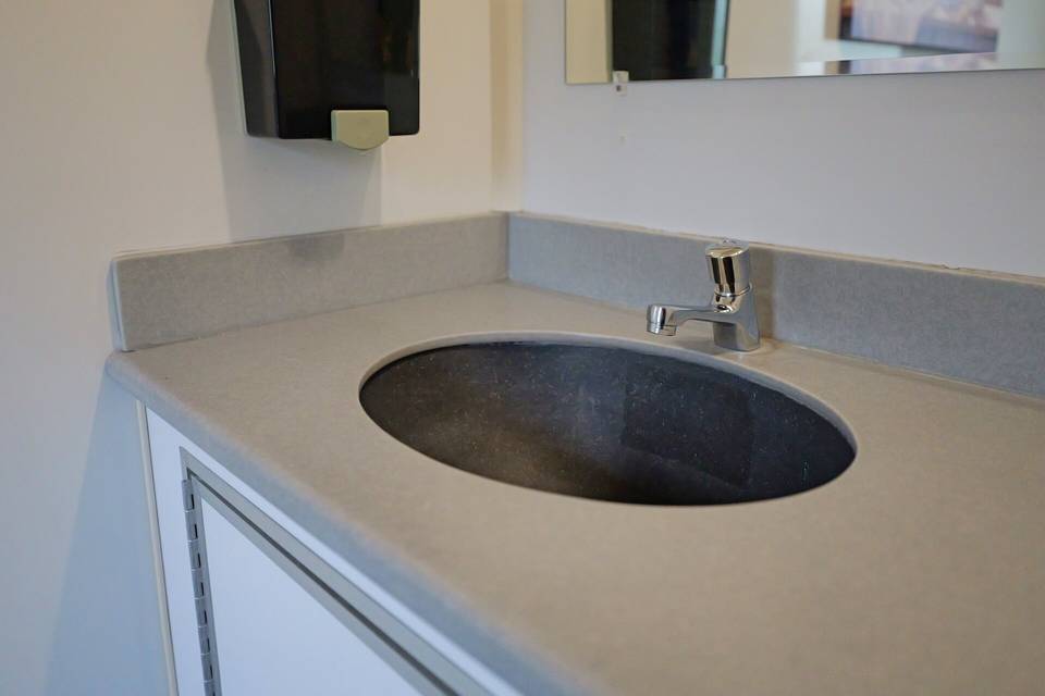 Freshen up with running water