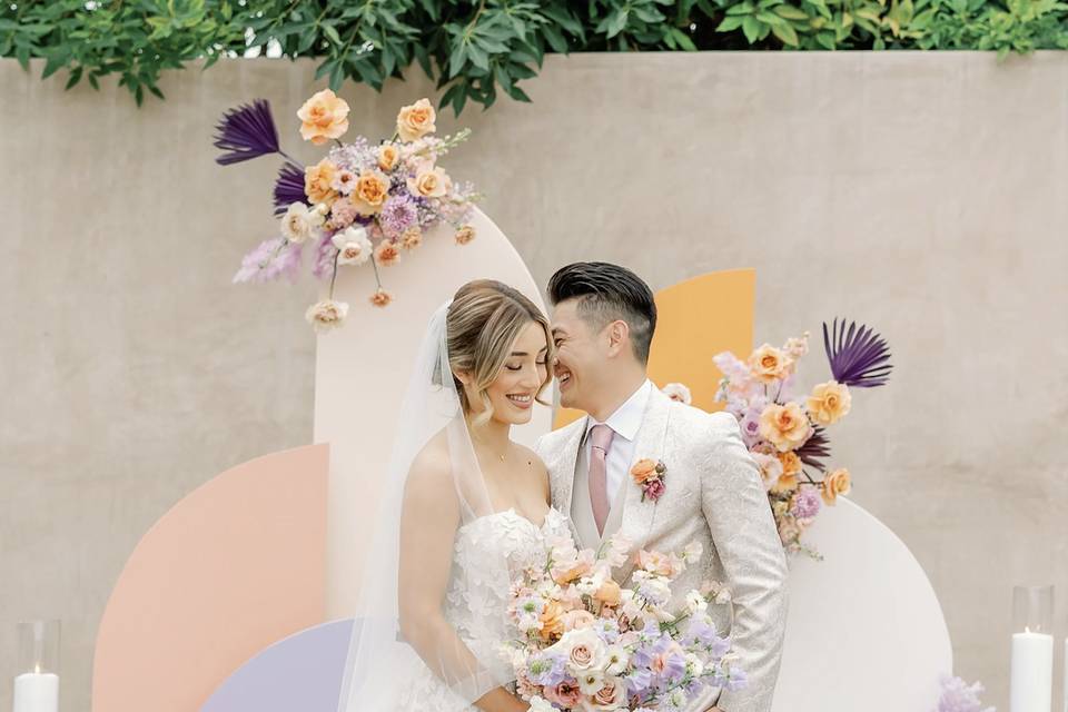 Lilac and peach dreams