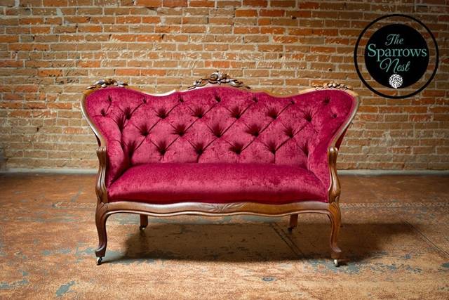 Ruby Red Sofa