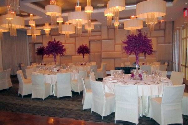 Wedding reception area