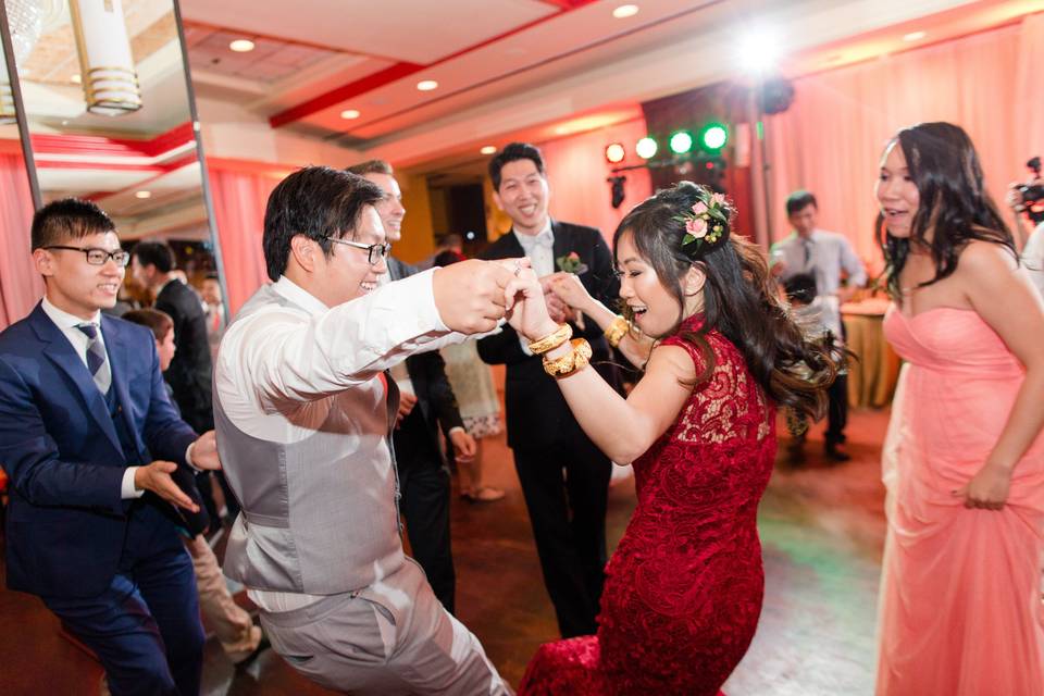 Couple dancing