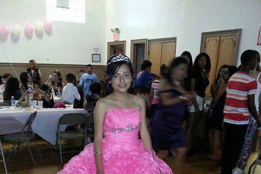 Pink balloon gown