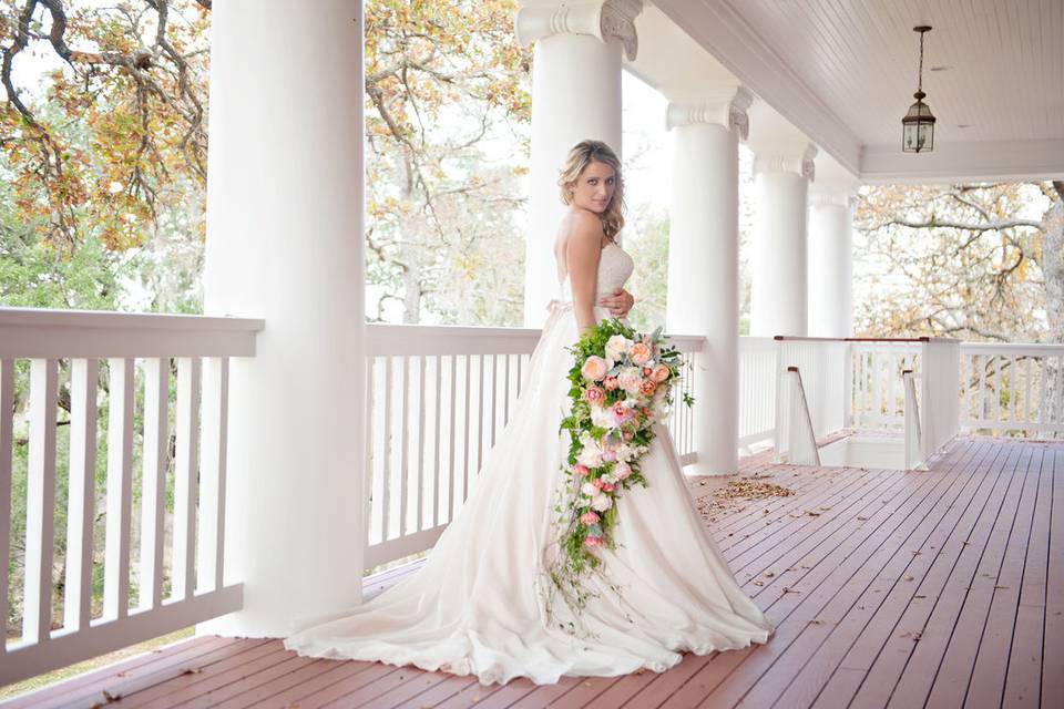 The bride in white