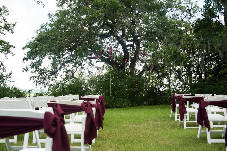 One of many ceremony sites