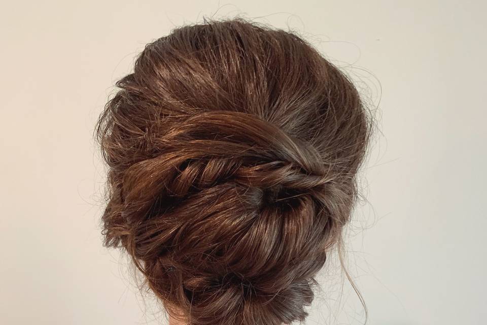 Updo hair