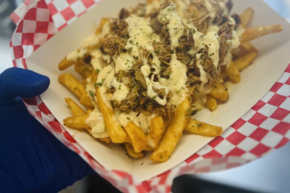 The Overtime (smothered fries)