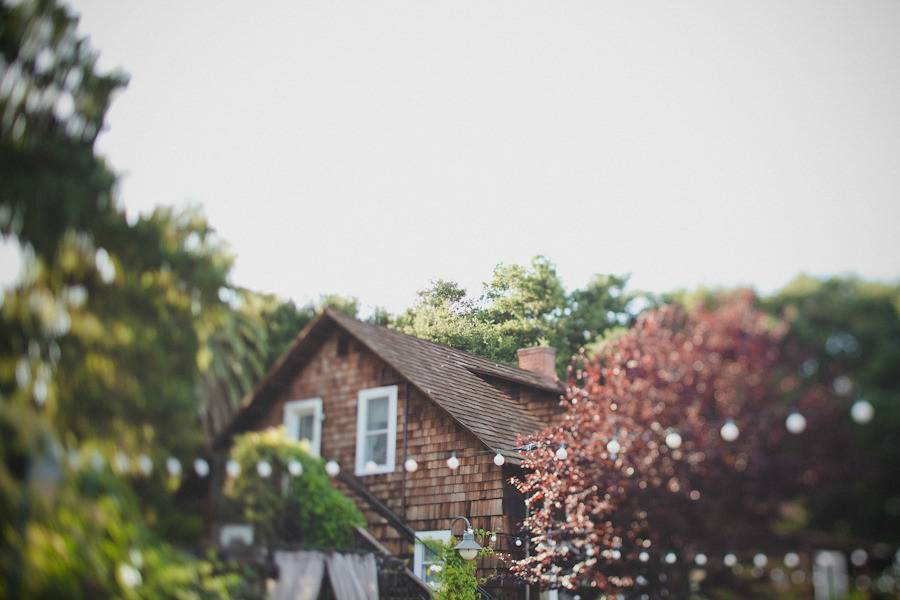 View of house from courtyard