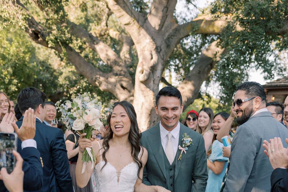 Walking down the aisle