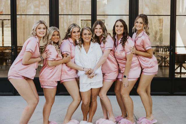 Bridal party makeup and hair