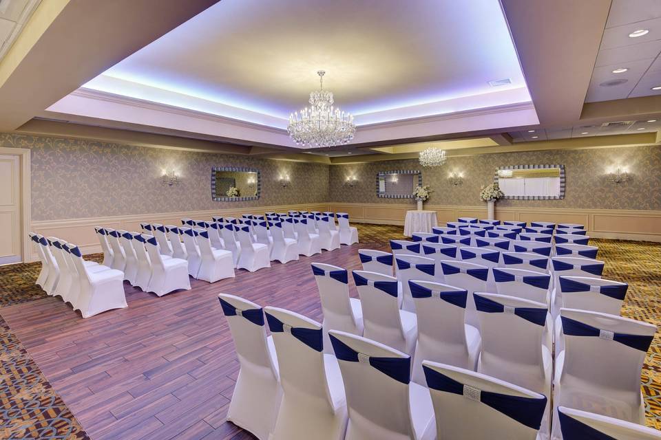 Crystal Ballroom at the Radisson Hotel of Freehold