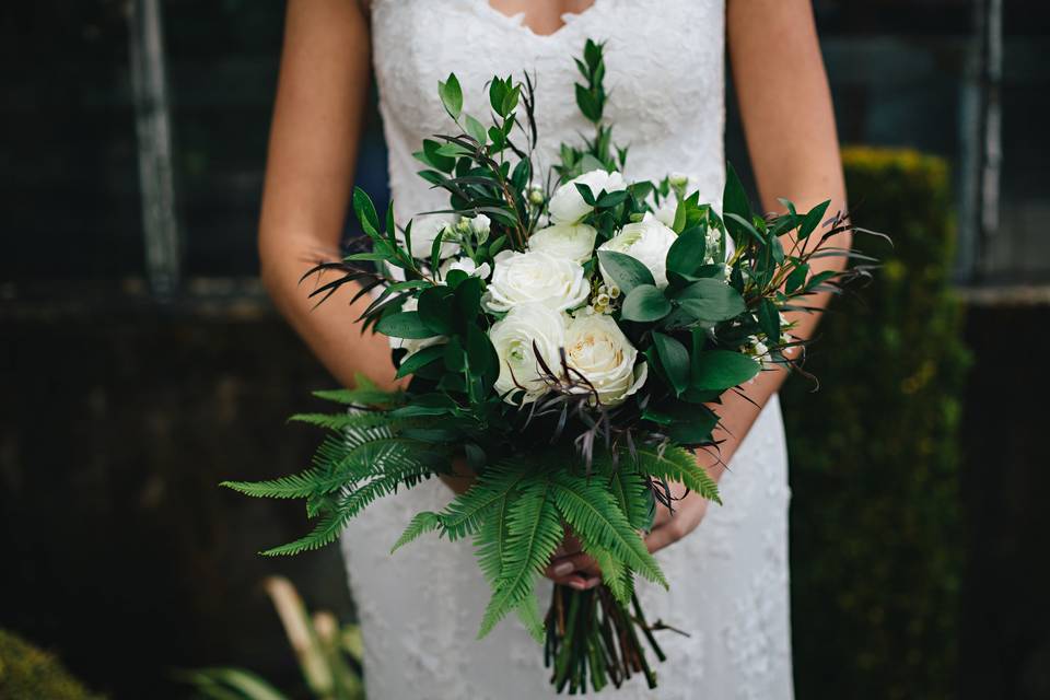 M+B Bridal Bouquet