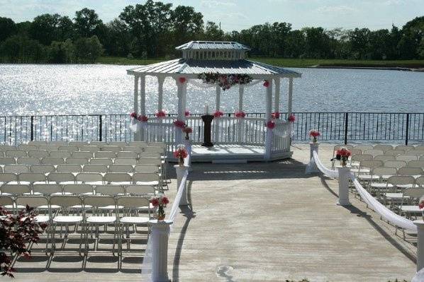 Wedding ceremony area