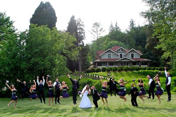 Wedding group photo