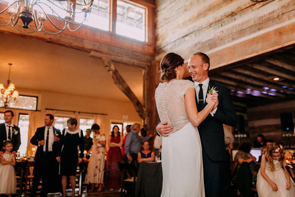 The couple's dance