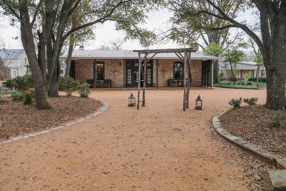 Texas Garden and Cedar Arch