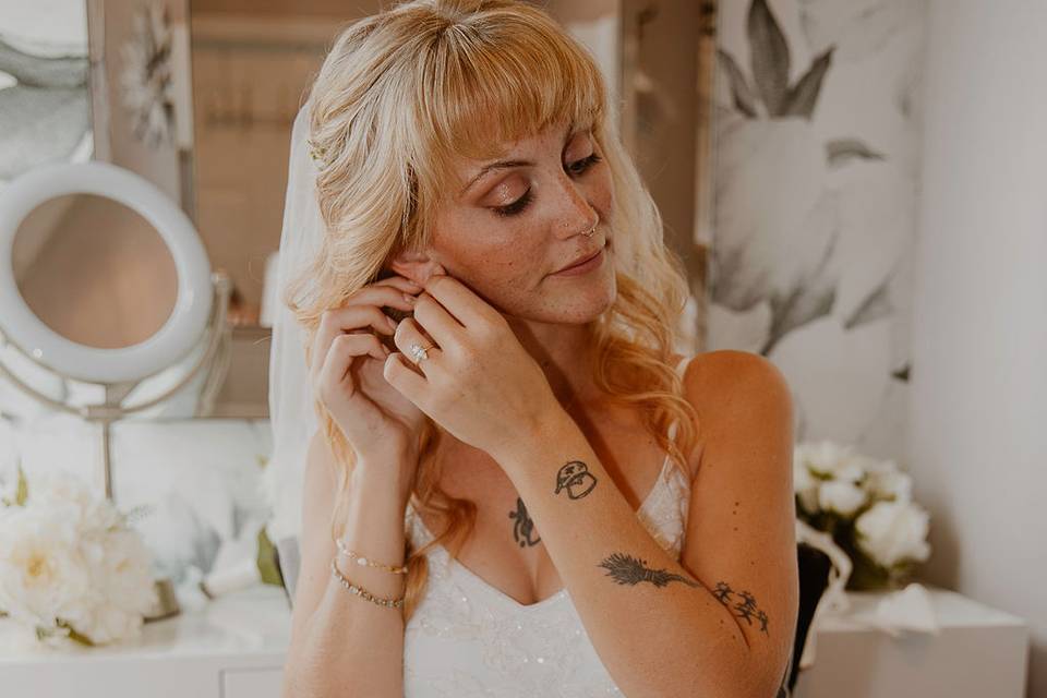 Voluminious + Texured Half up