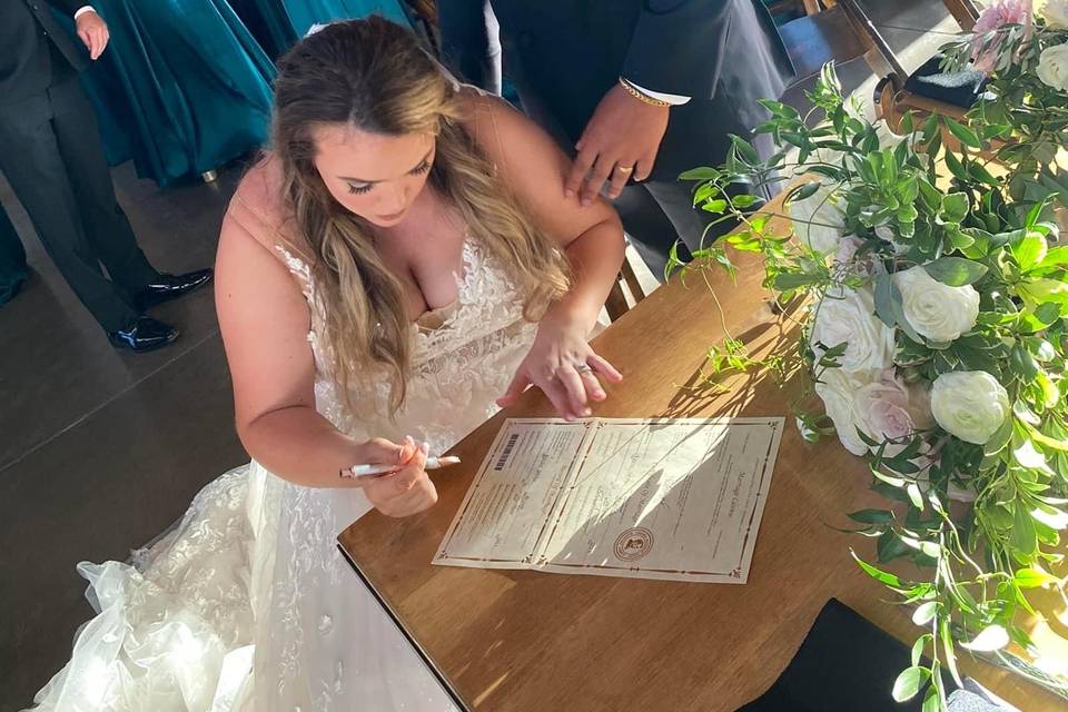 Making it official