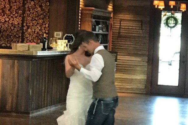 Couple dancing