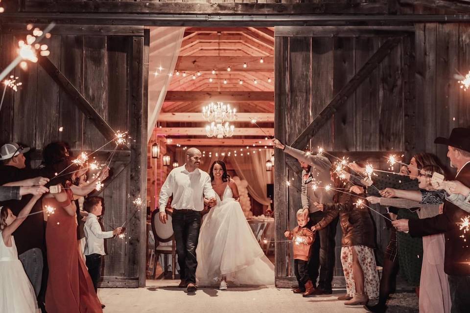Back of barn
