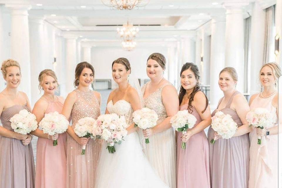 Hydrangeas and peonies