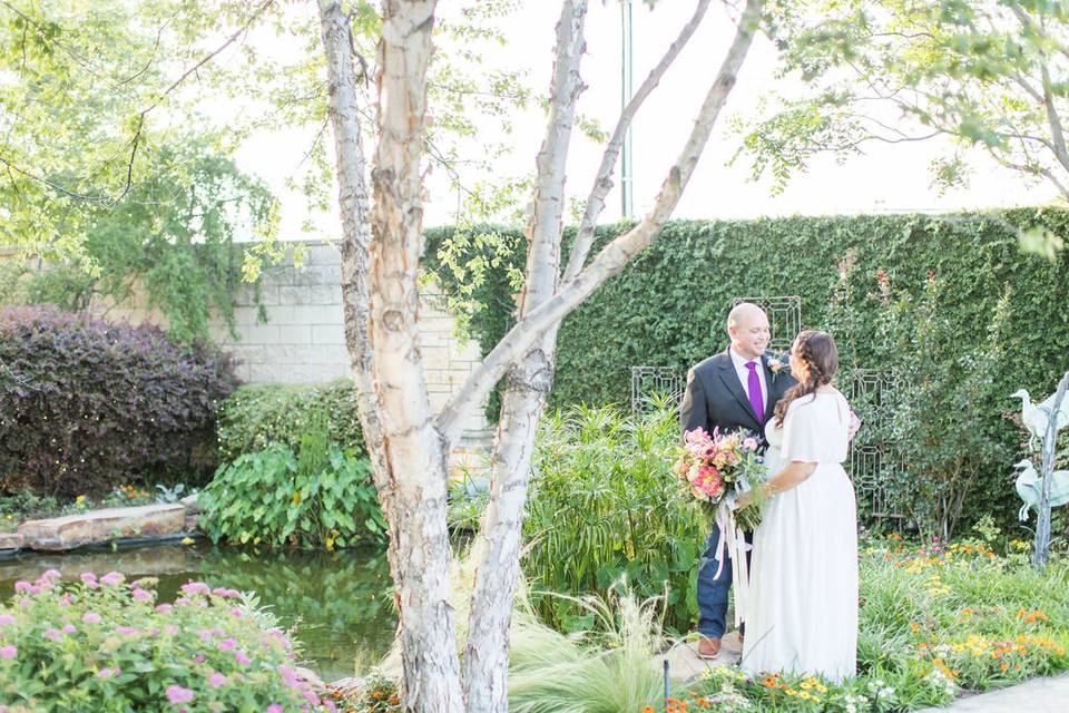 Garden elopements