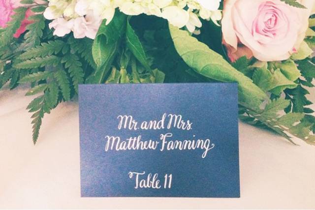 posh and prep - a calligraphy + invitation studio