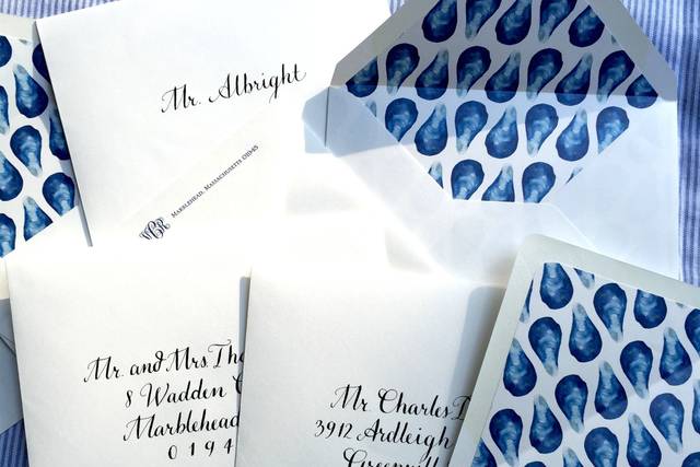 posh and prep - a calligraphy + invitation studio