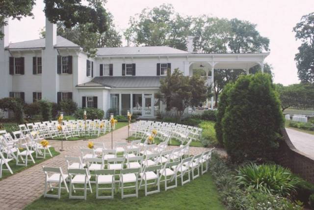 Wedding ceremony area