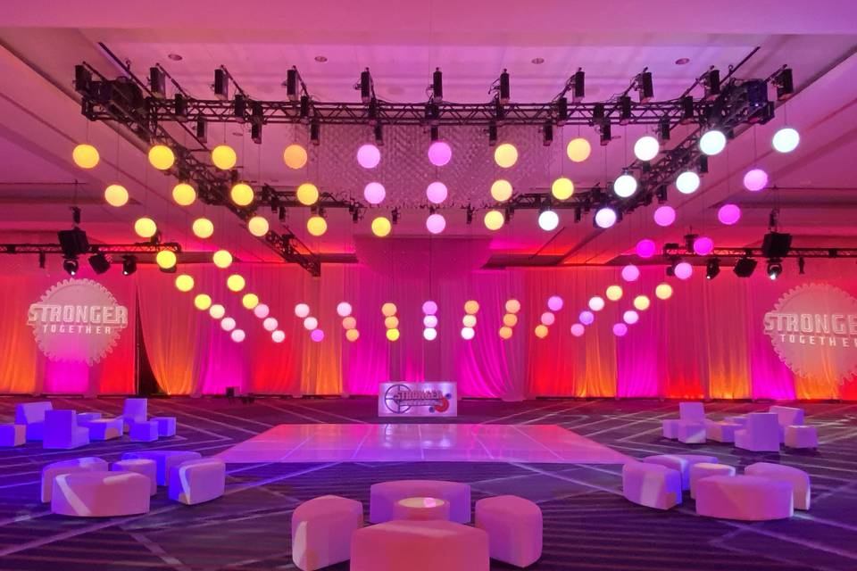 White Dance Floors