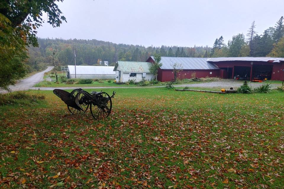 Old farm implement