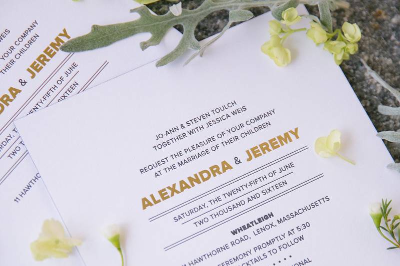 Wedding invitation