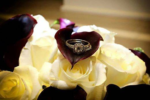 Ring on bouquet