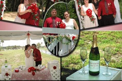 Outdoor ceremony at Chain of Lakes Park, Titusville, FL
Photographey copyright J Byorne Becker Fine Art Photography, Titusville, FL