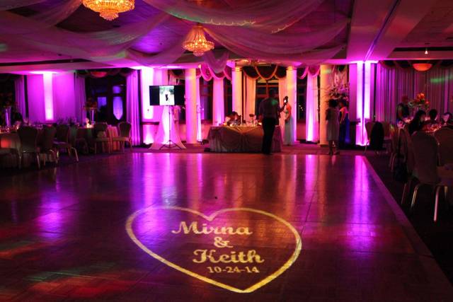 Wedding reception area