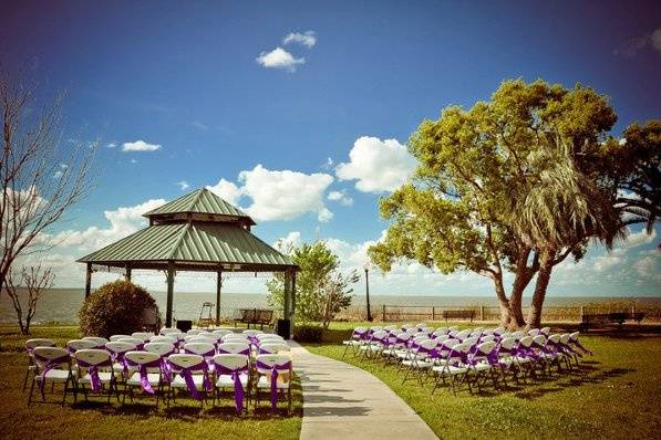Wedding ceremony area