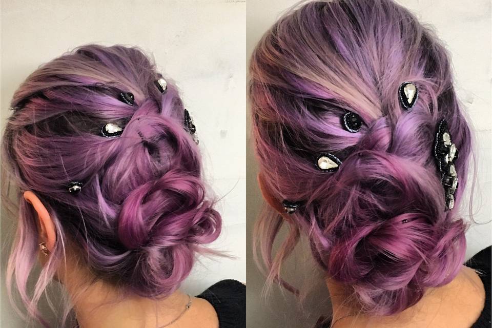 Twisted updo