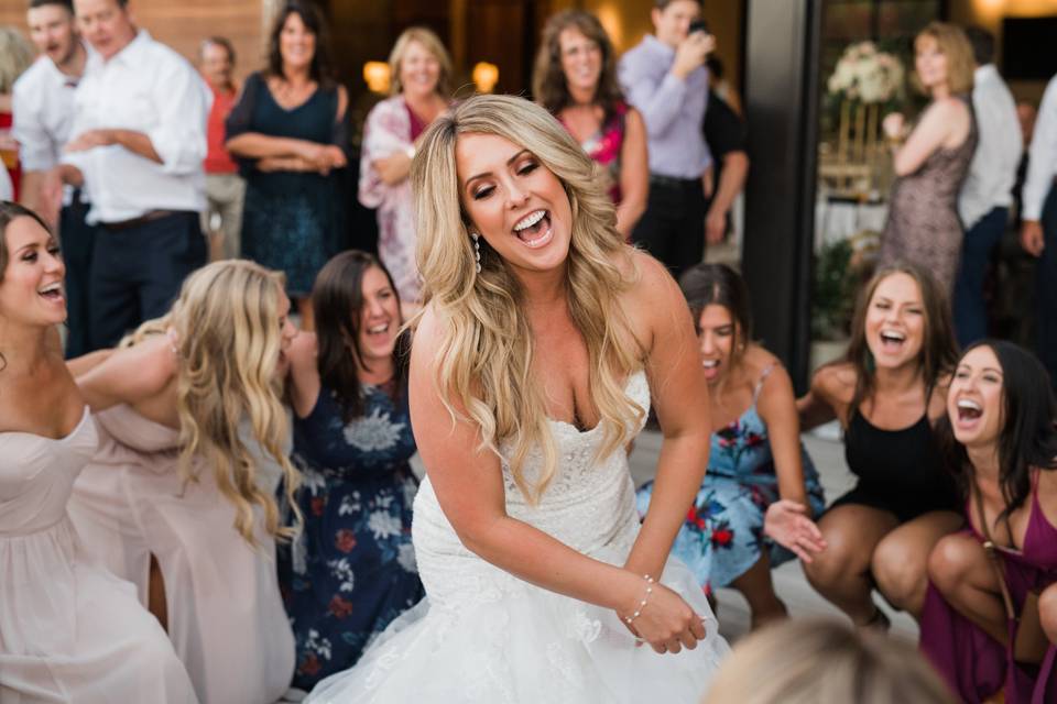 Bride with her Girls